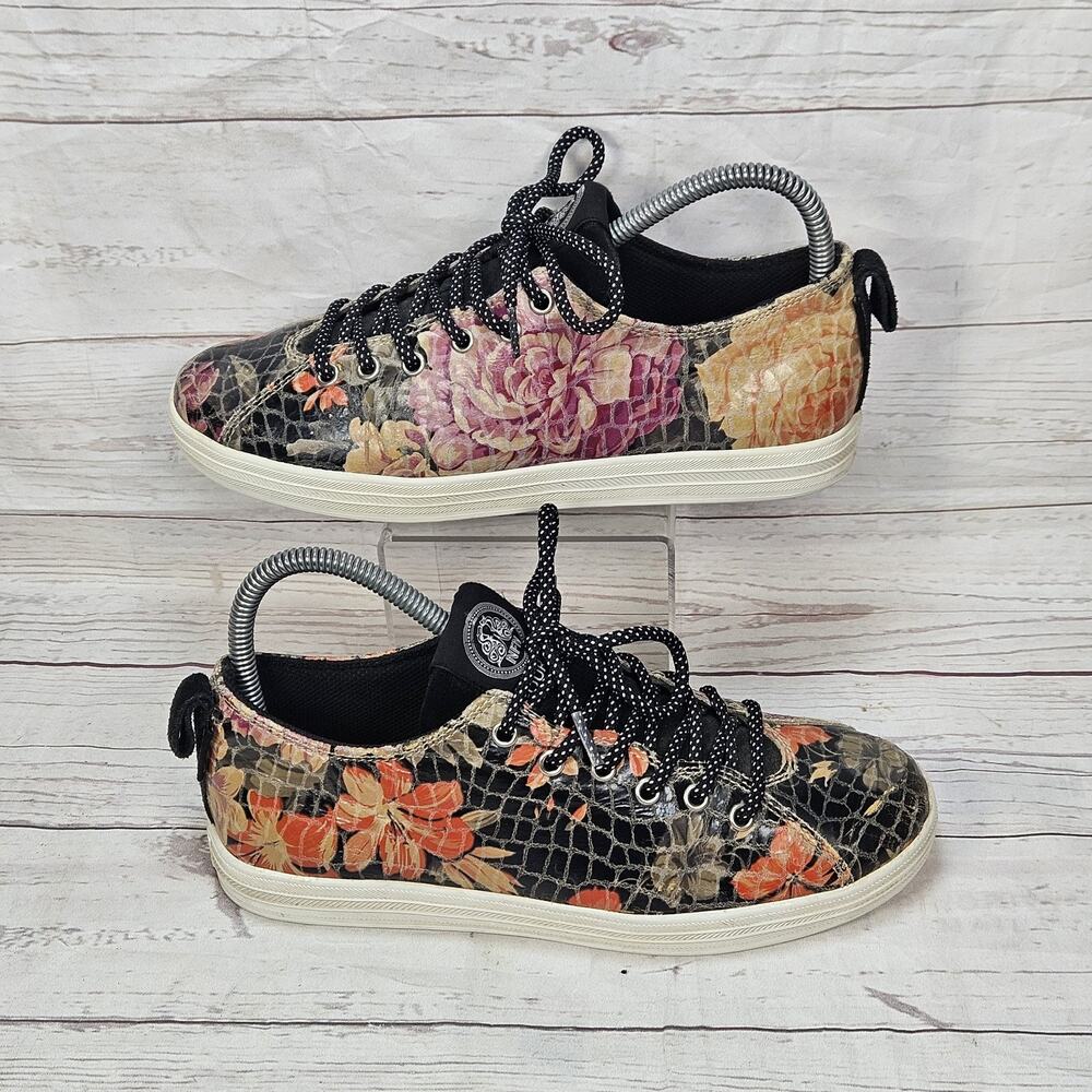 NFN Gourmet Sneakers Womens Uno Low SP Floral Design Size 7